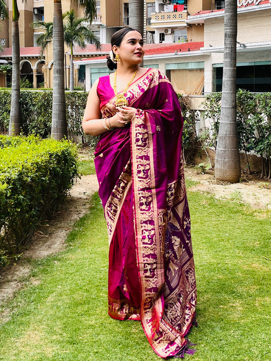 Premium Soft Silk Banarasi Silk Viscose Woven Kanjivaram Saree