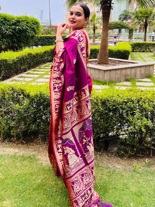 Premium Soft Silk Banarasi Silk Viscose Woven Kanjivaram Saree