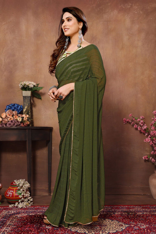 Ready to Wear Georgette Multi Color Saree