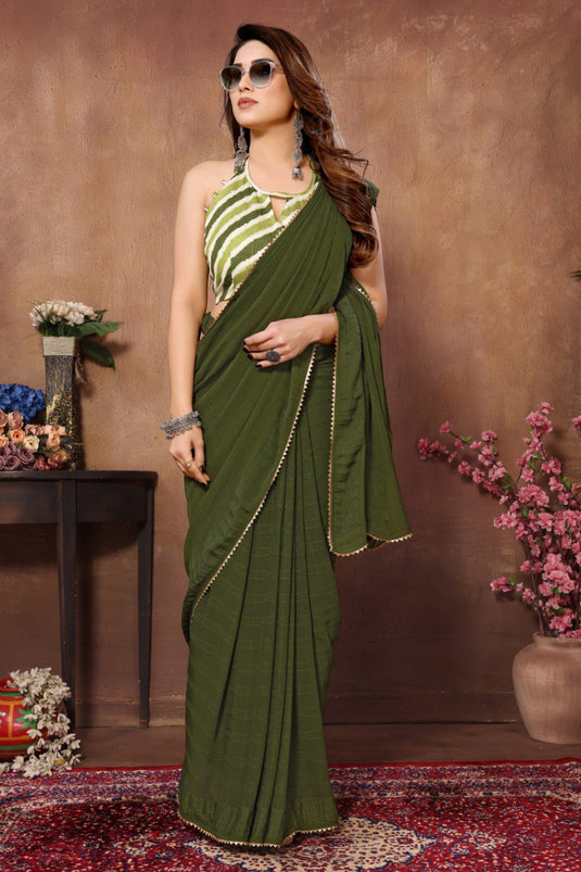 Ready to Wear Georgette Multi Color Saree